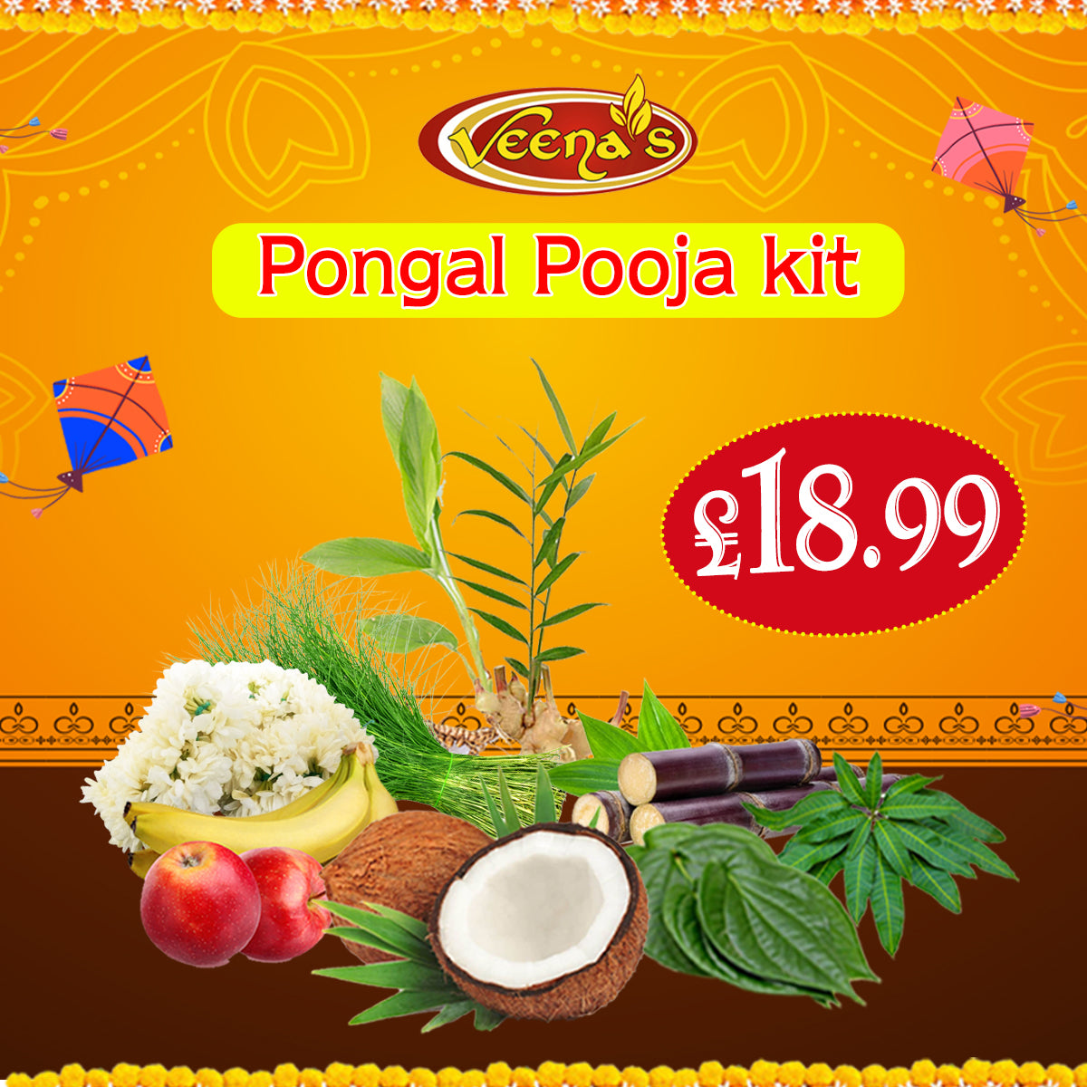 Veena's Pongal Pooja Kit 900g