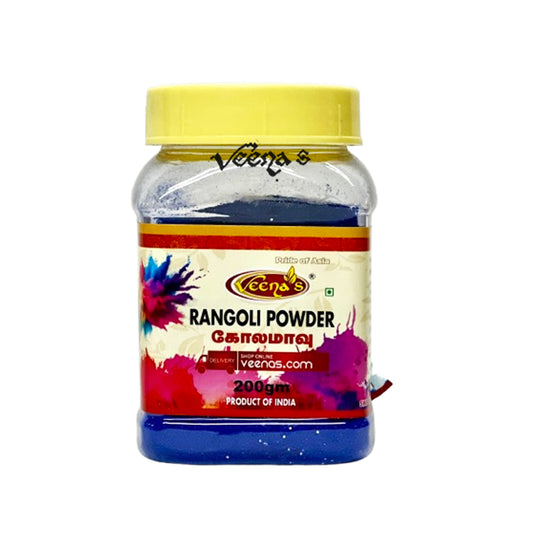 Veena's Rangoli Powder (Dark Blue Colour) 200g