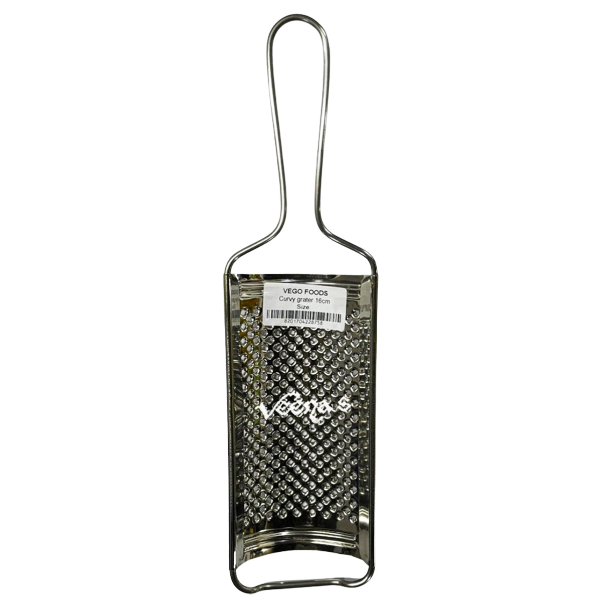 Vego Curvy Grater (16cm) - Stainless Steel Multi-Purpose Kitchen Grater