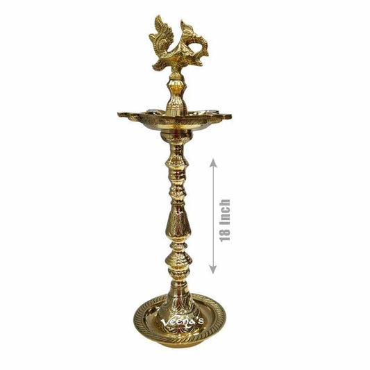 Kerala Kuthu Vilakku / Garuda Lamp App 18inch Ht - veenas.com