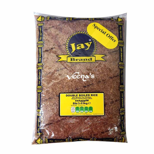 Jay Brand Double Boiled Rice 3.6kg – Premium Parboiled Rice Pack