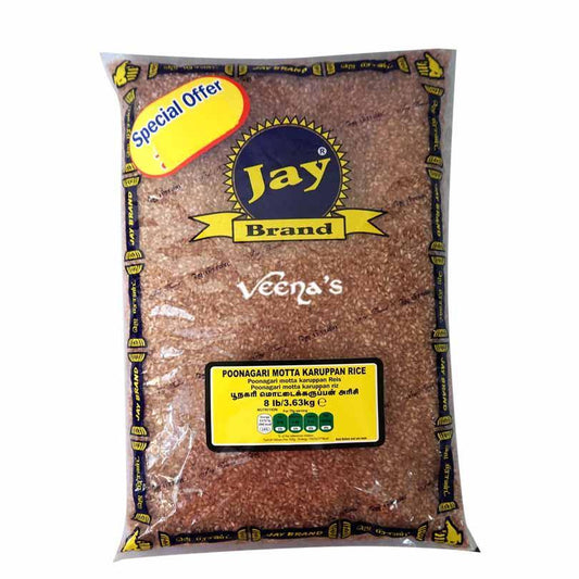 Jay Brand Poonagari Motta Karuppan Rice 3.6kg