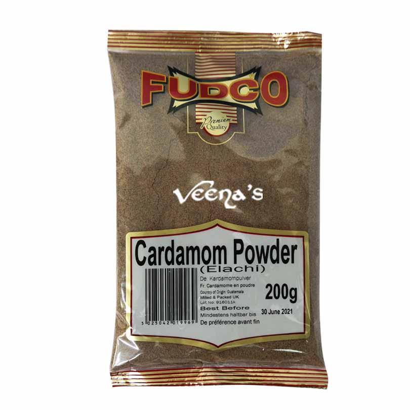 Buy Fudco Cardamom Powder (Elachi) 200g at Veenas.com - Online Indian Grocery Store UK