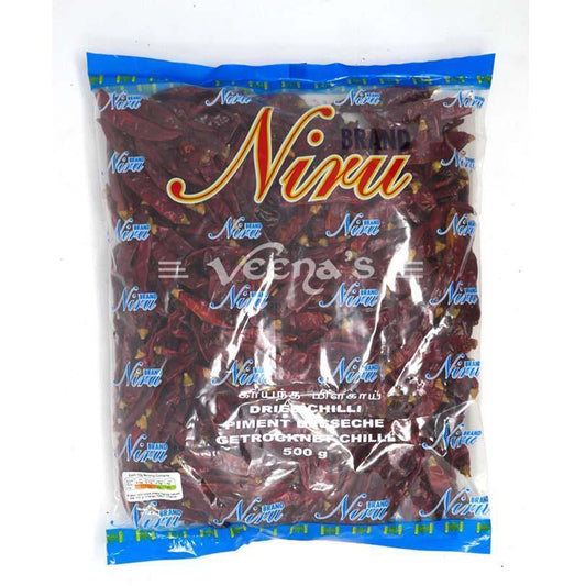 Niru Dried Chilli 500g - veenas.com