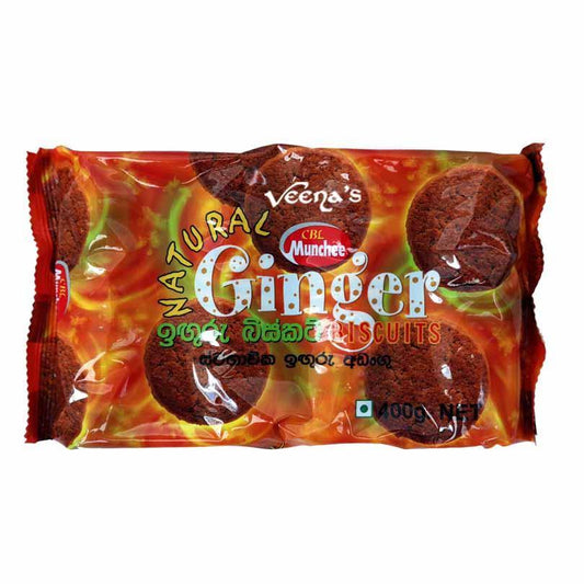 Munchee Ginger Biscuits 400gm - veenas.com