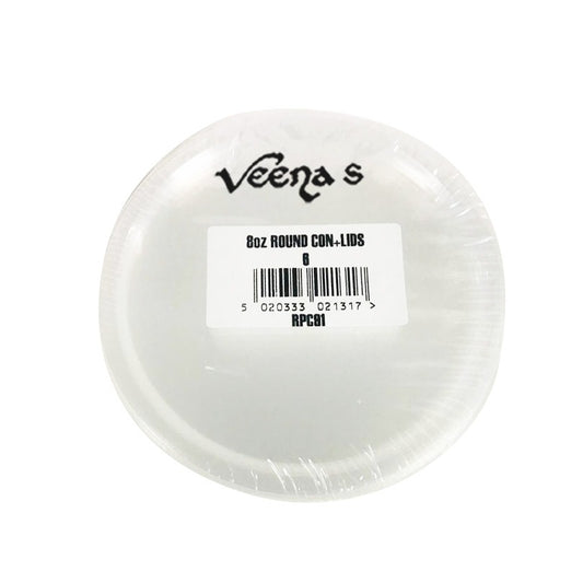 Udl 8oz Round Containers + Lids (RPC91)