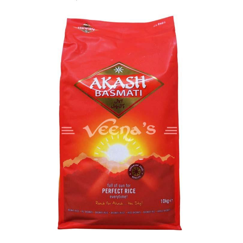 Buy Akash Basmati Rice 10kg at Veenas.com - Online Indian Grocery Store UK