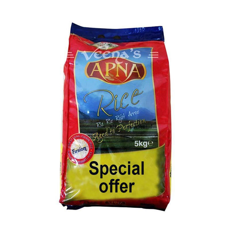 Apna Long Grain Basmati Rice 5kg