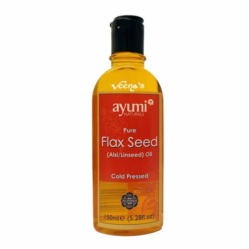 Buy Ayumi Flax Seed Oil 150ml at Veenas.com - Online Indian Grocery Store UK