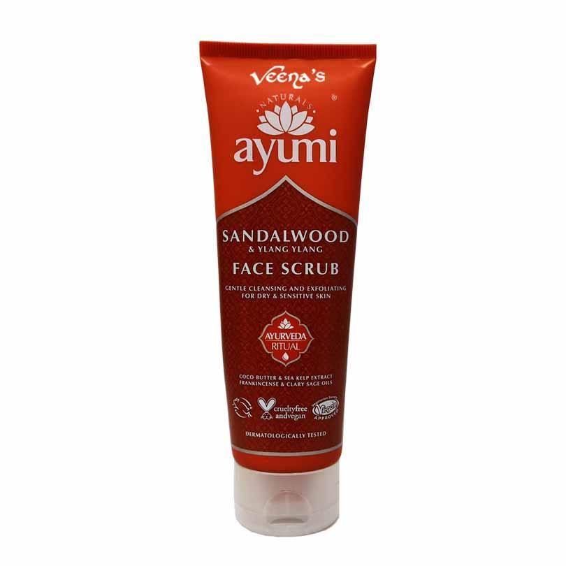 Buy Ayumi Sandalwood Face Scrub 125ml at Veenas.com - Online Indian Grocery Store UK
