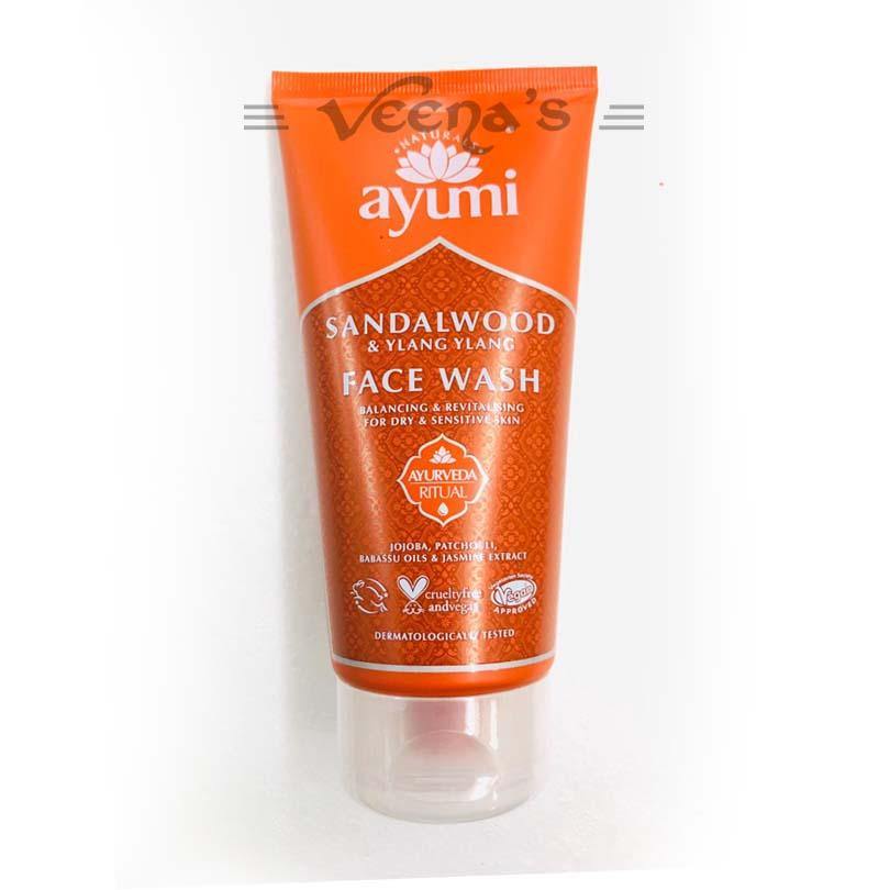Buy Ayumi Sandalwood Face Wash 150ml at Veenas.com - Online Indian Grocery Store UK