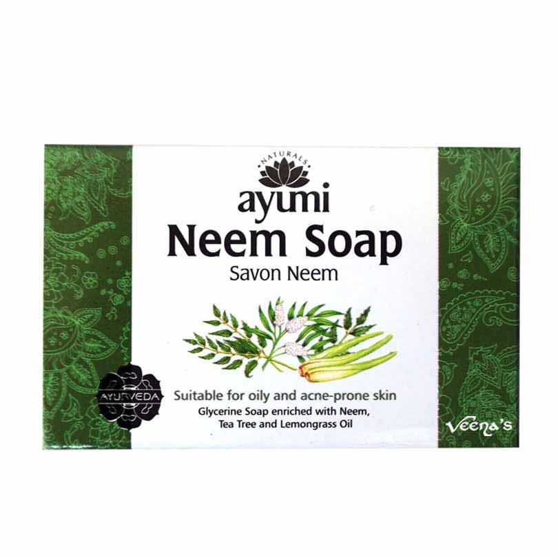Buy Ayumi Savon Neem Soap 100g at Veenas.com - Online Indian Grocery Store UK