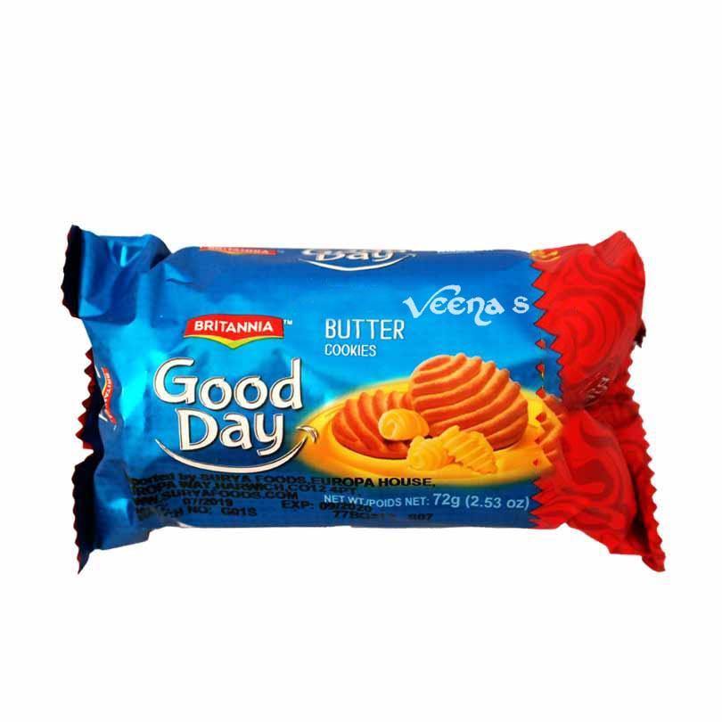 Buy Britannia Good Day Butter Cookies 72g online in the UK