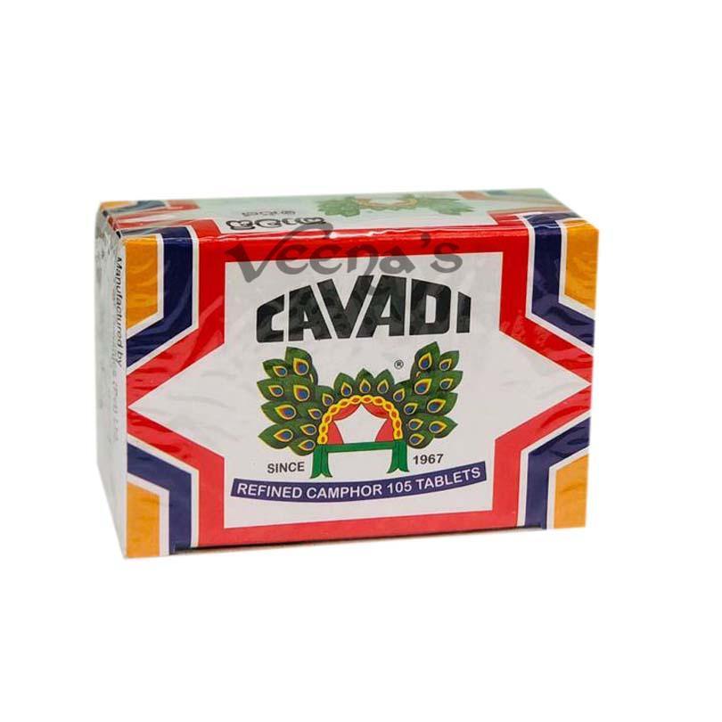 Cavadi Refined Camphor 105 Tablets