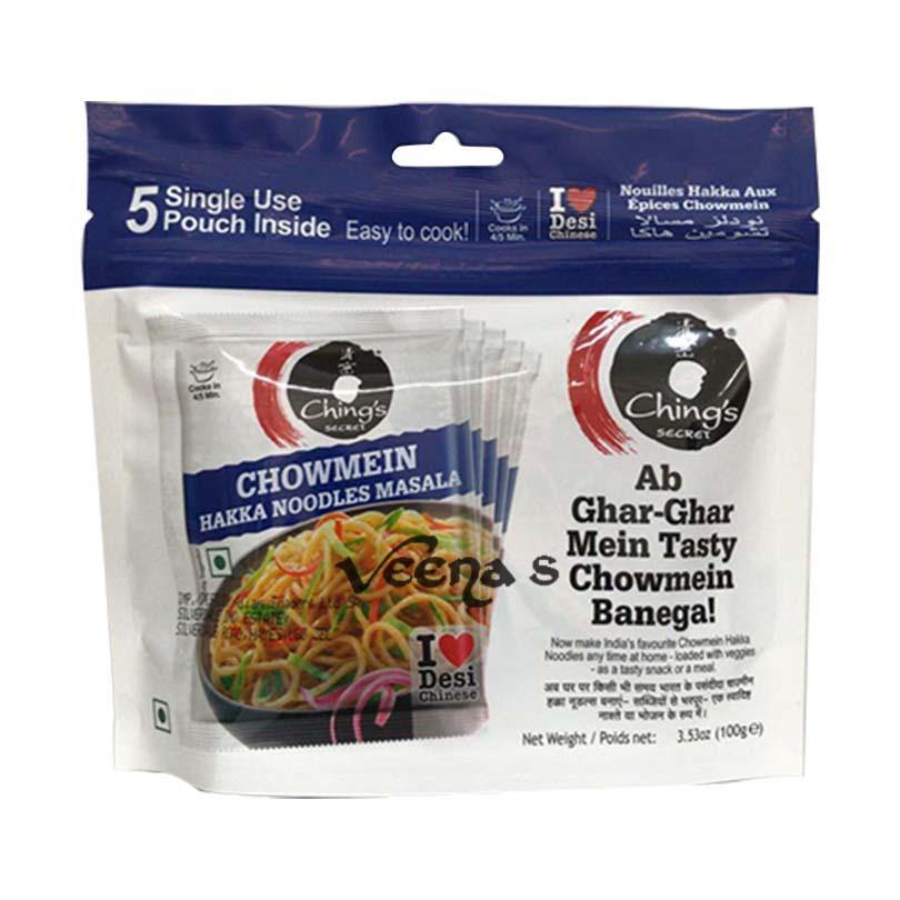 Buy Ching's Chowmein Hakka Noodles Masala 100g at Veenas.com - Online Indian Grocery Store UK