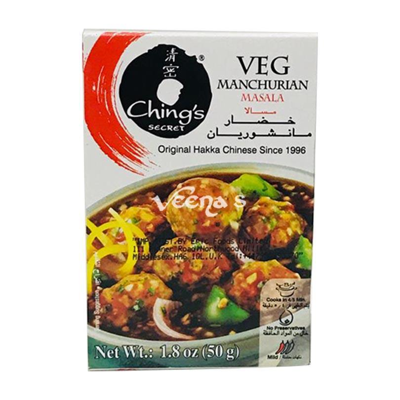 Buy Ching's Veg Manchurian Masala 50g at Veenas.com - Online Indian Grocery Store UK
