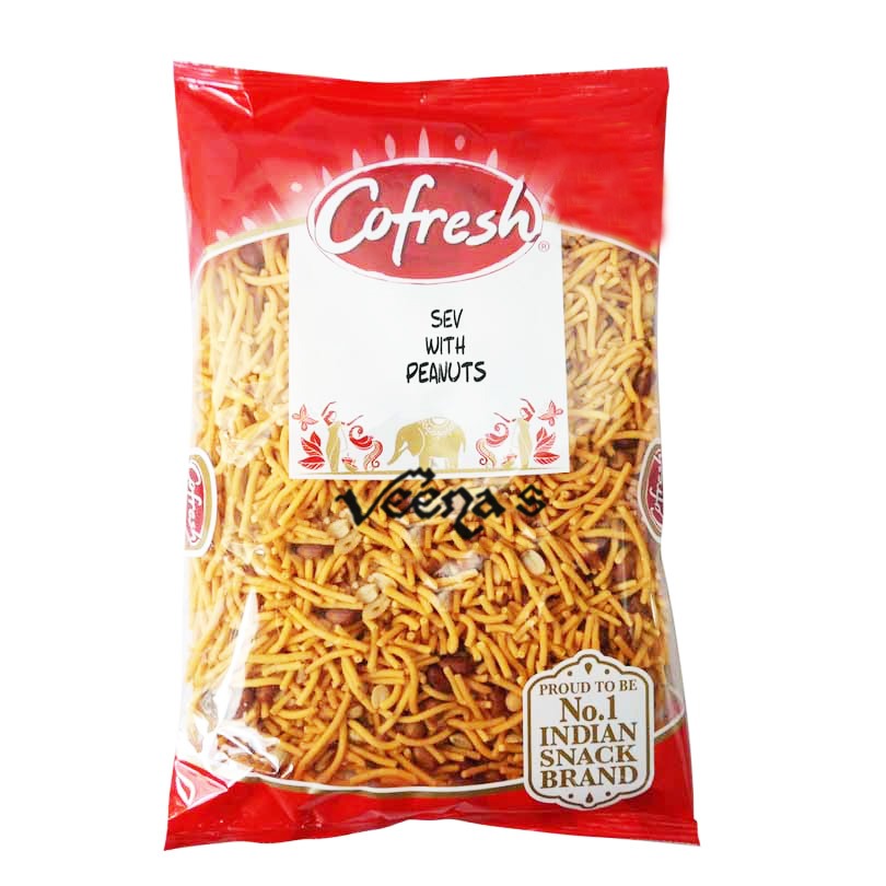 Buy Cofresh Sev with Peanuts 350g at Veenas.com - Online Indian Grocery Store UK