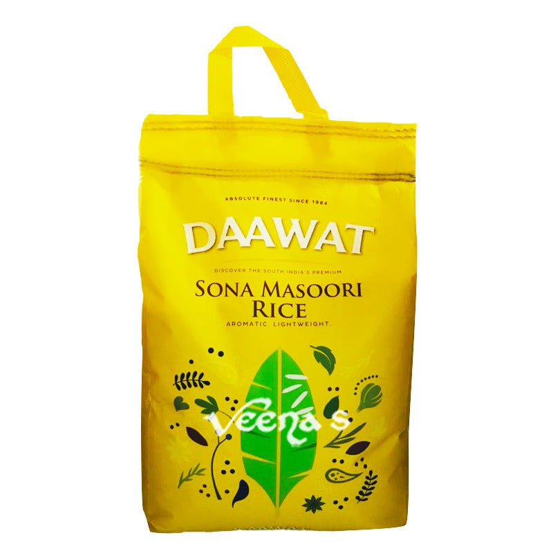 Buy Daawat Sona Masoori Rice 10kg at Veenas.com - Online Indian Grocery Store UK