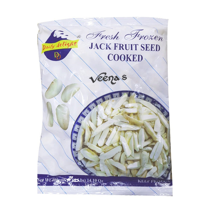 Buy Daily Delight Fresh Frozen Jack Fruit Seed Cooked 400g at Veenas.com - Online Indian Grocery Store UK