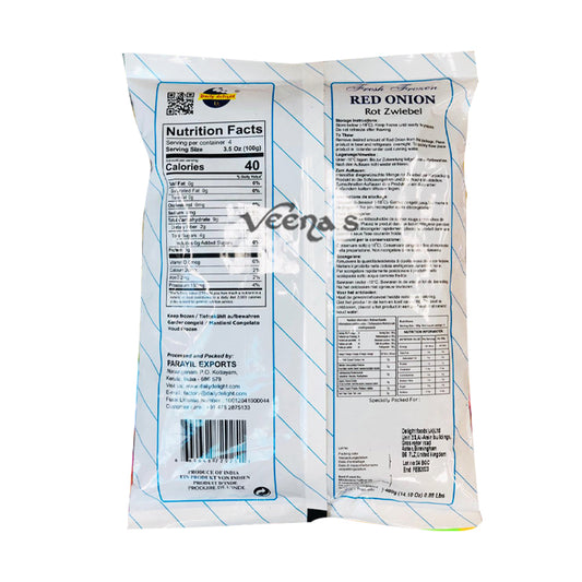 Daily Delight Frozen Red Onion 400g