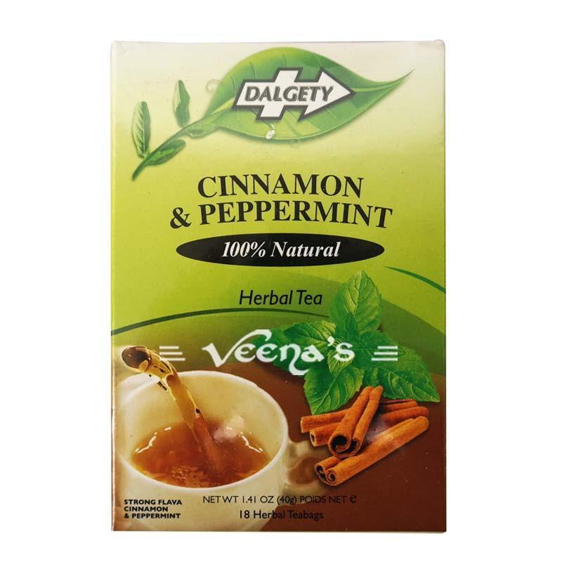 Buy Dalgety Cinnamon & Peppermint Tea 40g at Veenas.com - Online Indian Grocery Store UK