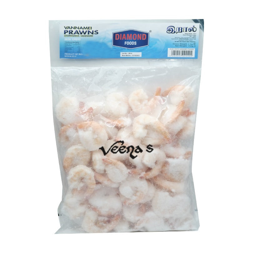 Diamond Vannamei Prawns 26/30 CPDTO 1kg