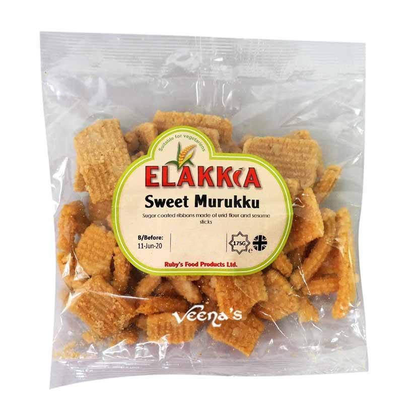 Buy Elakkia Sweet Muruku 175g at Veenas.com - Online Indian Grocery Store UK