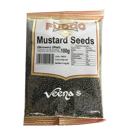 Fudco Brown Mustard Seeds 100g