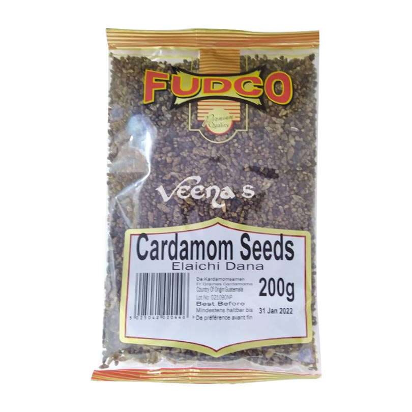 Buy Fudco Cardamom Seeds 200g at Veenas.com - Online Indian Grocery Store UK