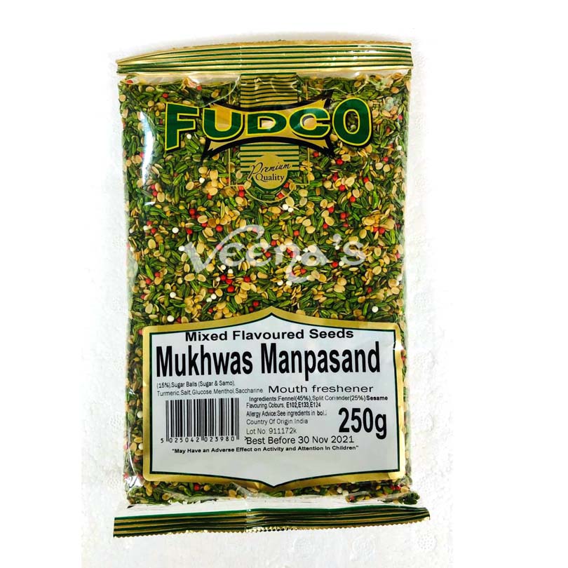 Buy Fudco Mukhwas Manpasand 250g at Veenas.com - Online Indian Grocery Store UK