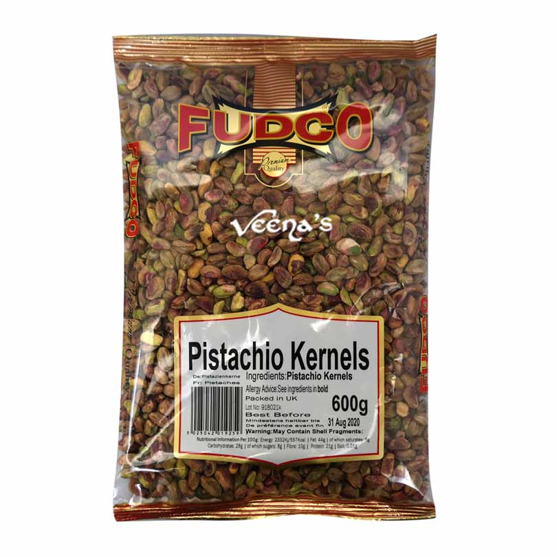 Buy Fudco Pistachio Kernels 600g at Veenas.com - Online Indian Grocery Store UK