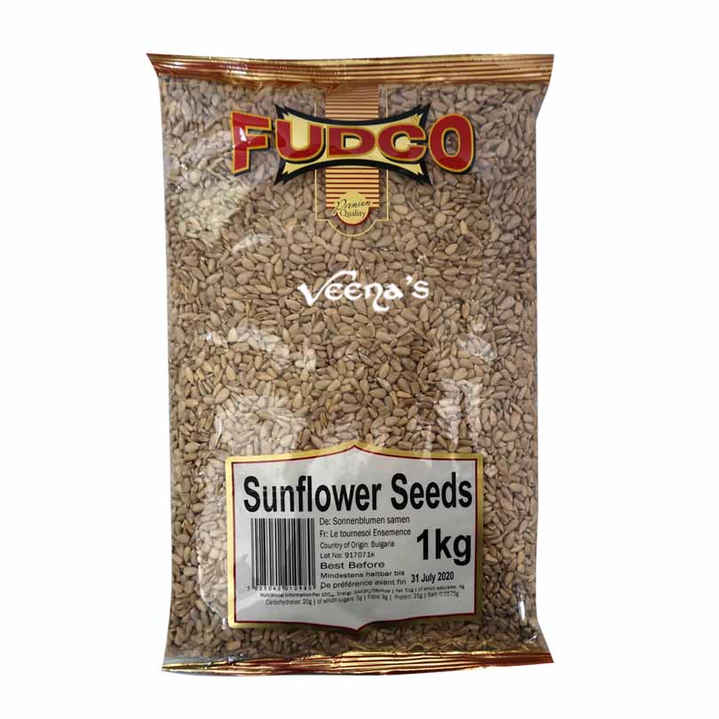 Buy Fudco Sunflower Seeds 1kg at Veenas.com - Online Indian Grocery Store UK