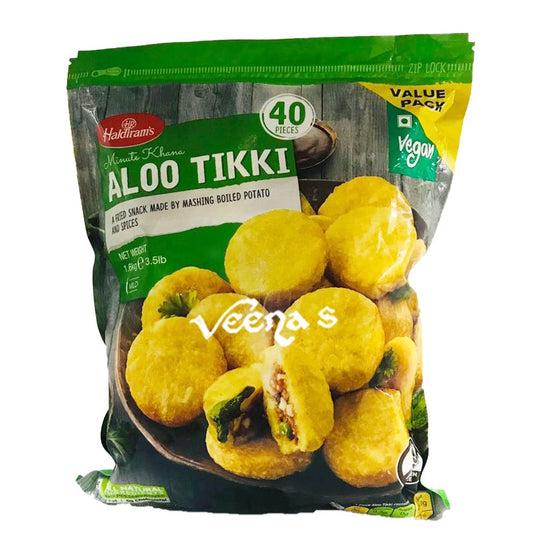 Haldiram Minute Khana Aloo Tikki 1.6kg (40Pcs)
