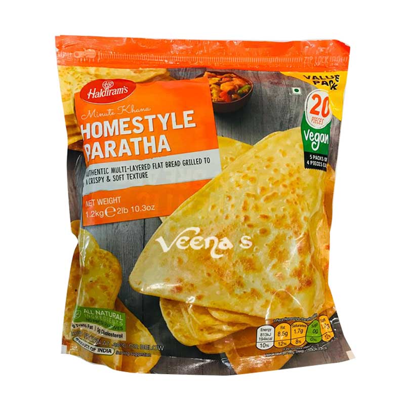 Haldiram's Homestyle Paratha 1.2Kg (20Pcs)