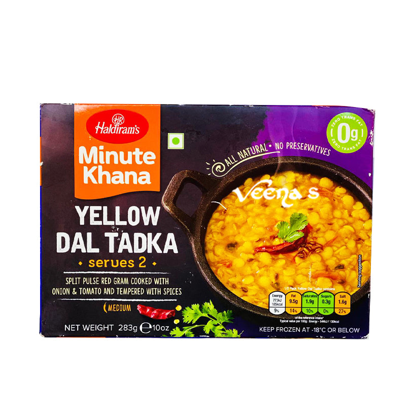 Buy Haldiram's Yellow Dal Tadka 283g at Veenas.com - Online Indian Grocery Store UK