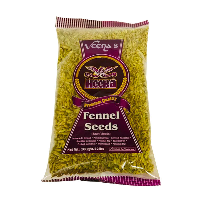 Buy Heera Fennel Seeds 100g at Veenas.com - Online Indian Grocery Store UK