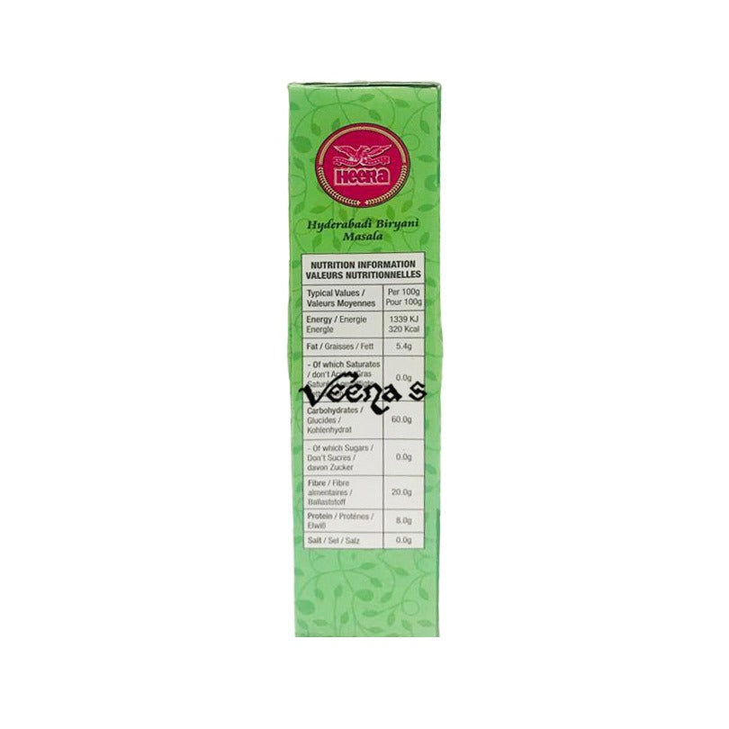 Buy Heera Hydrabadi Biryani Masala 50g at Veenas.com - Online Indian Grocery Store UK