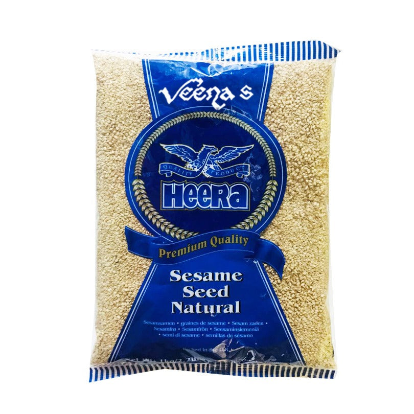 Buy Heera Sesame Seeds Natural 1kg at Veenas.com - Online Indian Grocery Store UK