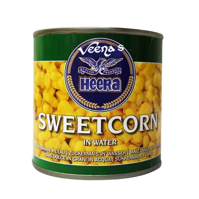 Buy Heera Sweet Corn in Water 340g at Veenas.com - Online Indian Grocery Store UK