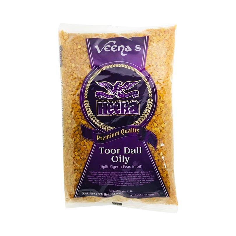 Buy Heera Toor Dal Oily 2kg at Veenas.com - Online Indian Grocery Store UK