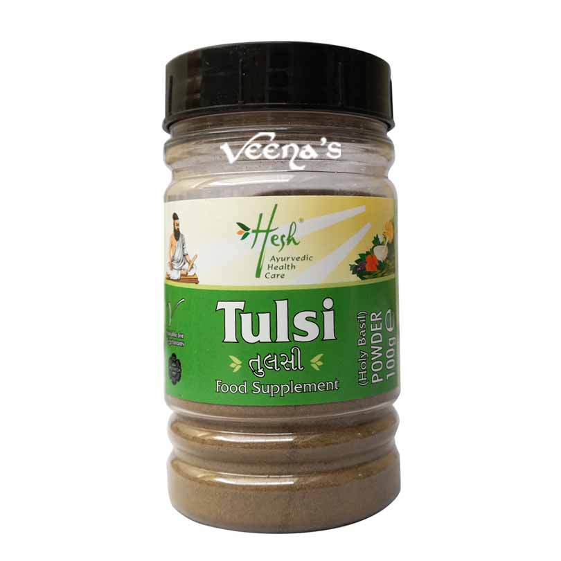 Buy Hesh Tulsi Powder Bottle 100g at Veenas.com - Online Indian Grocery Store UK