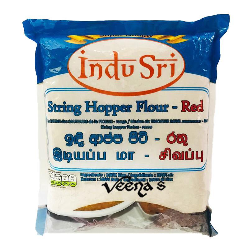Buy Indu Sri String Hopper Flour Red 1kg at Veenas.com - Online Indian Grocery Store UK