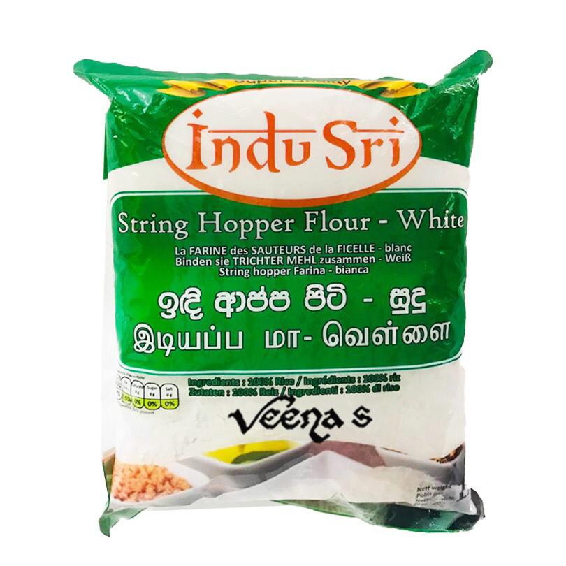 Buy Indu Sri String Hopper Flour White 1kg at Veenas.com - Online Indian Grocery Store UK