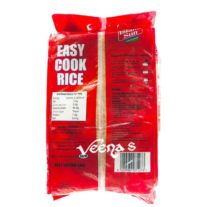 Island Sun Easy Cook Rice 5kg