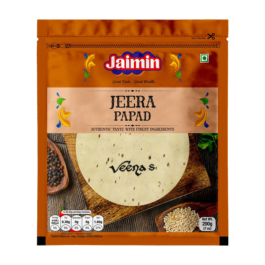 Jaimin Jeera Papad 200g