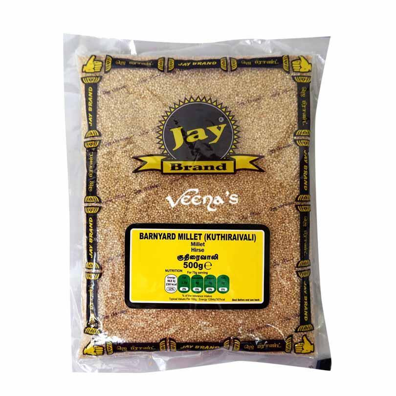 Jay Brand Barnyard Millet (Kuthiravali) 500g