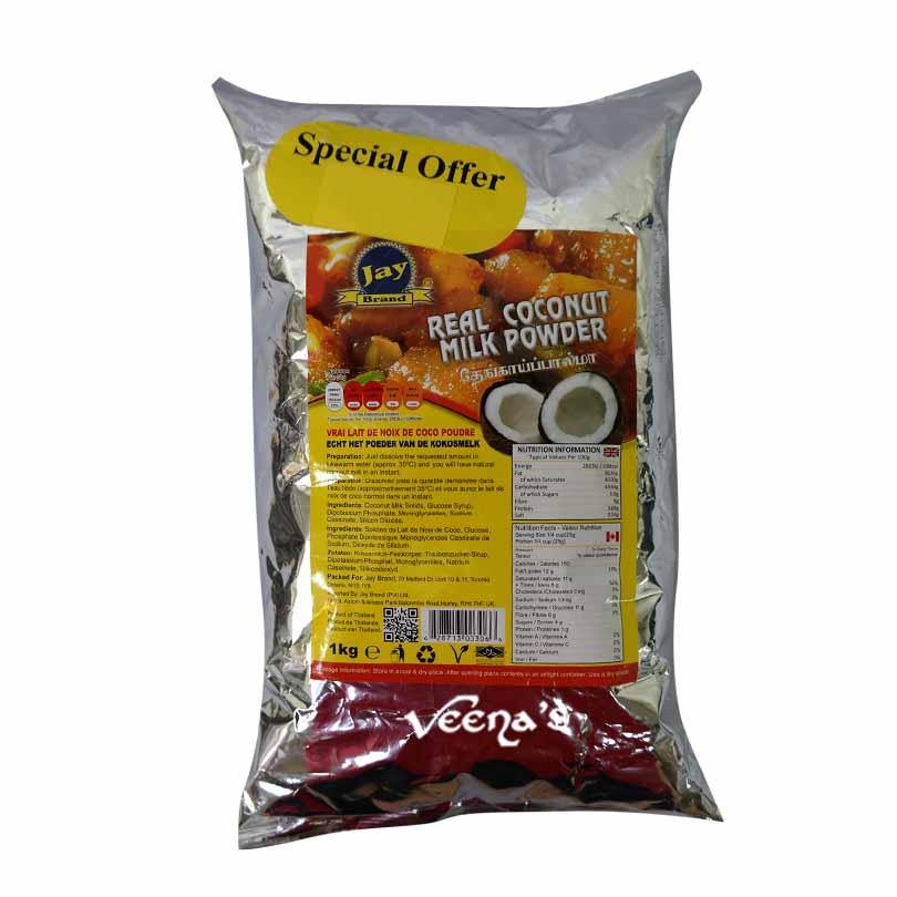 Buy Jay Brand Coconut Milk Powder 1kg at Veenas.com - Online Indian Grocery Store UK
