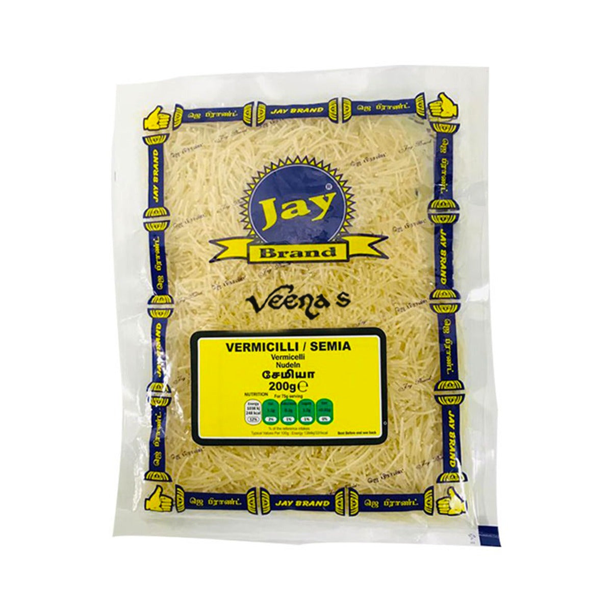 Buy Jay Brand Semia 200g at Veenas.com - Online Indian Grocery Store UK