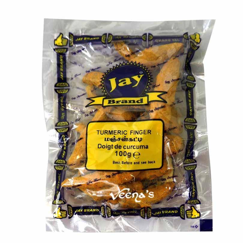 Buy Jay Brand Turmeric Finger 100g at Veenas.com - Online Indian Grocery Store UK