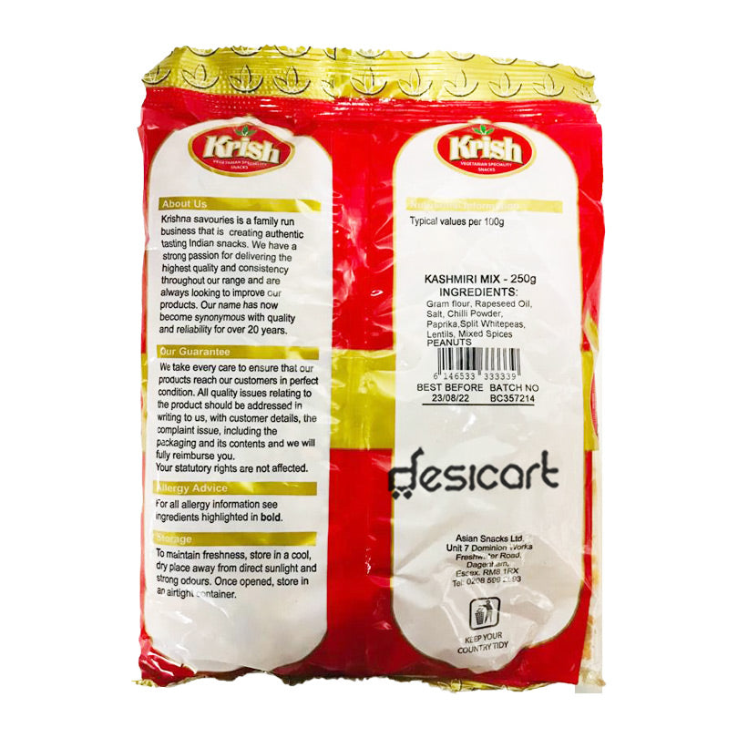 Buy Krish Kashmiri Mix 250g at Veenas.com - Online Indian Grocery Store UK